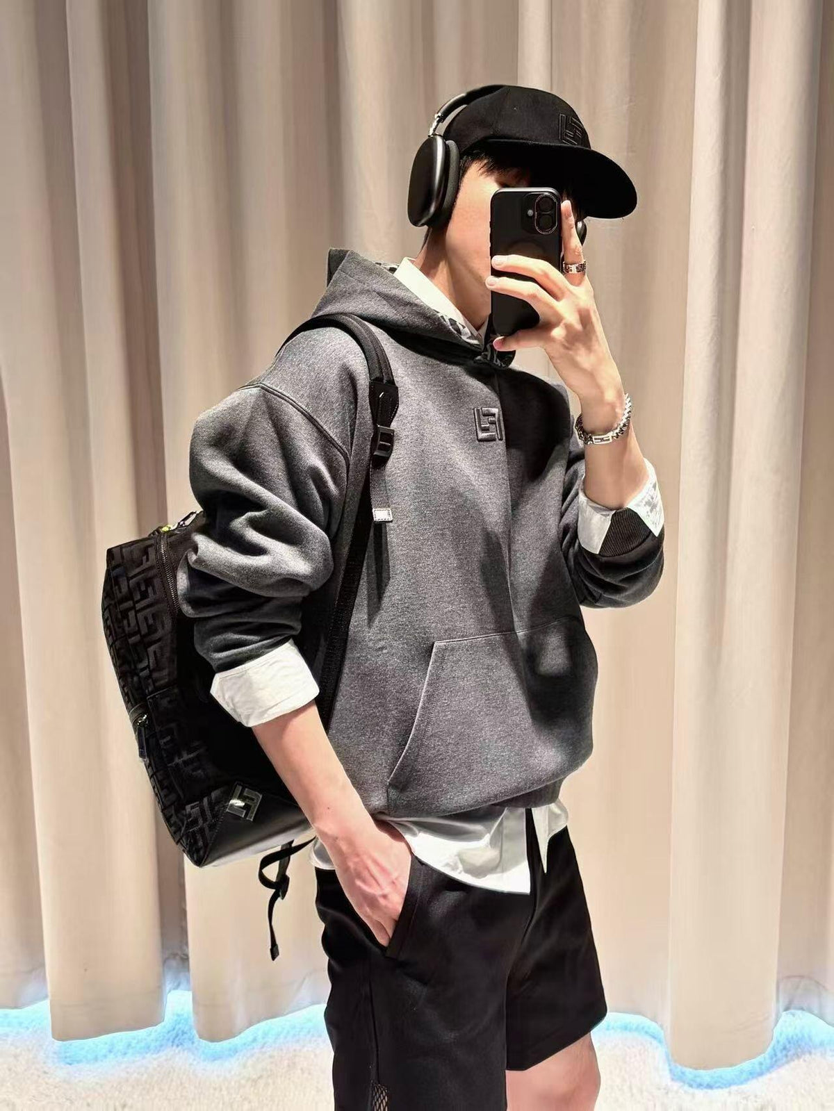 2026 New GS Embroidered Hooded Sweatshirt (25198-B15)