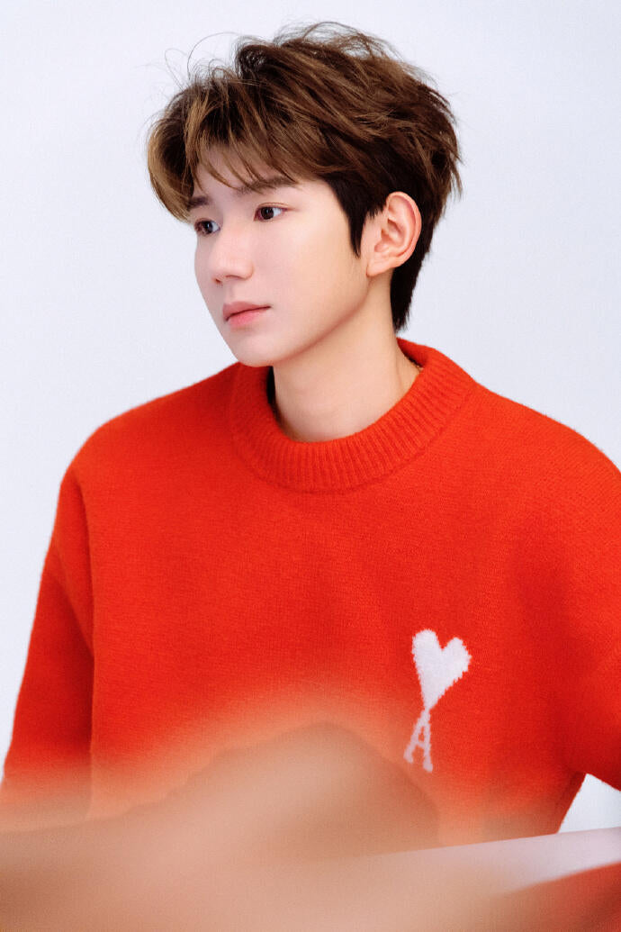 2026 New GS Jacquard Crew Neck Knit (25374-B30)
