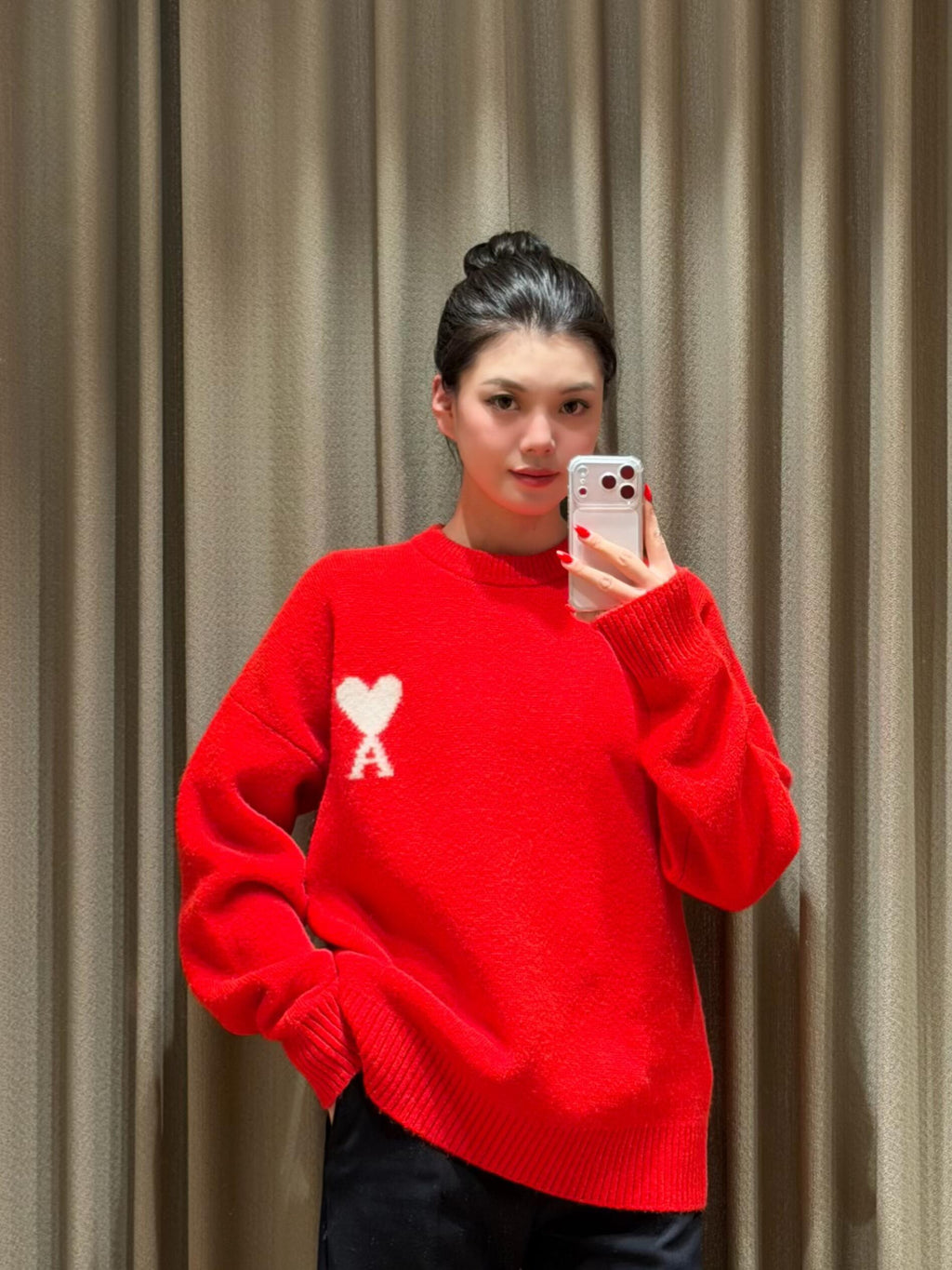 2026 New GS Jacquard Crew Neck Knit (25374-B30)