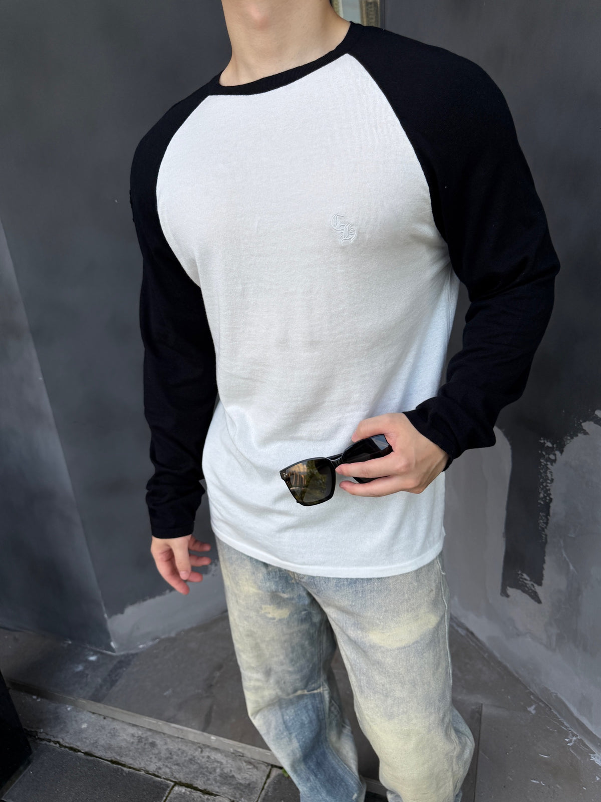 2026 New Model GS Logo Embroidered Long-Sleeved Shirt (AA657-A80)
