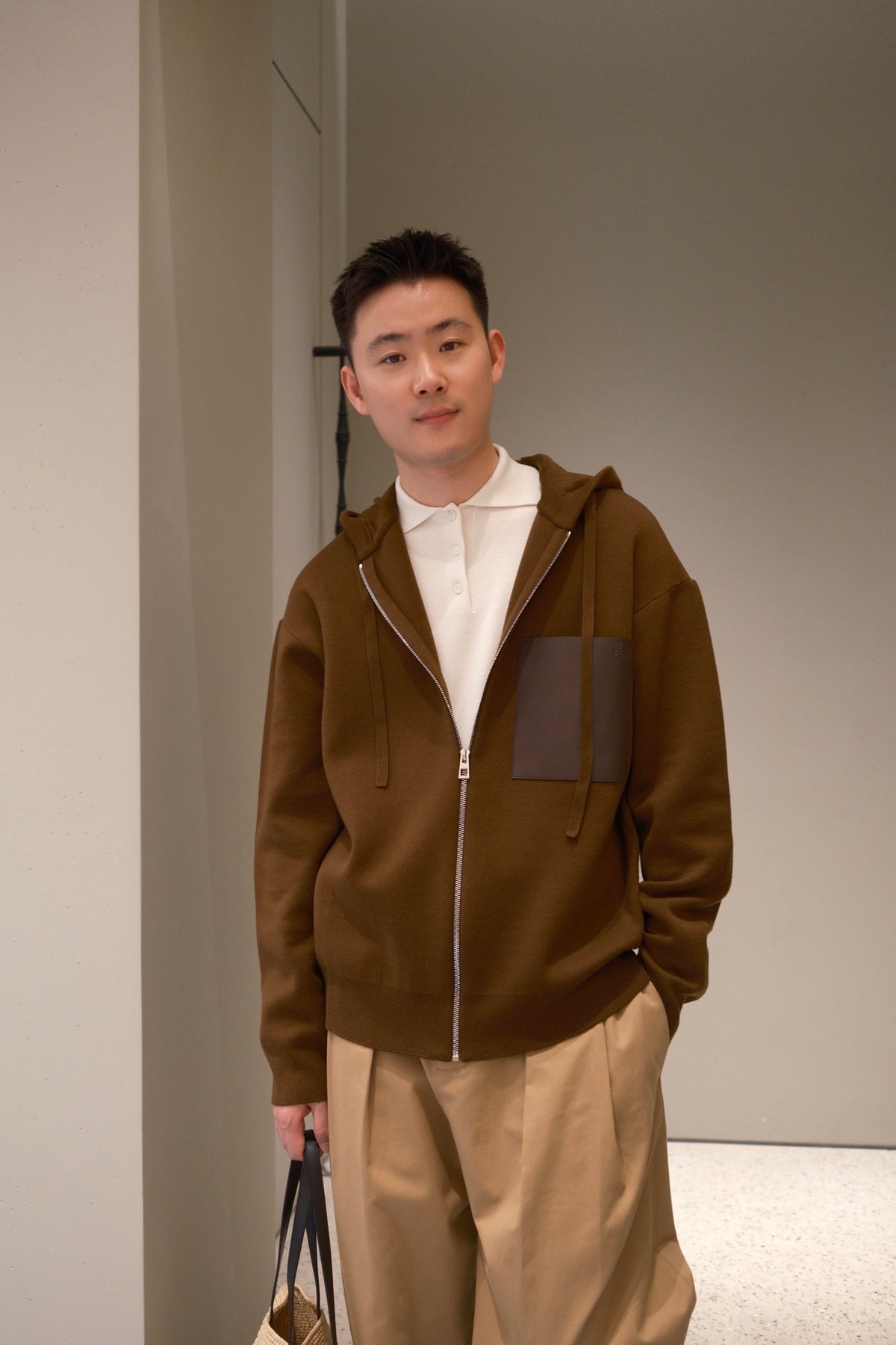 2026 New Style GS Leather Zipper Pullover Coat (AA646-B75)