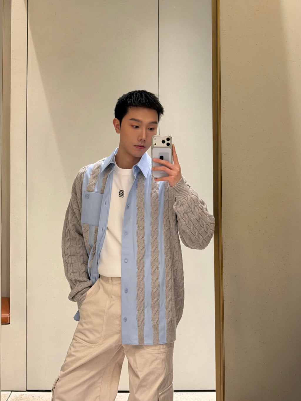 2026 New Style GS Embroidered Wool Blend Shirt (AA616-C15)