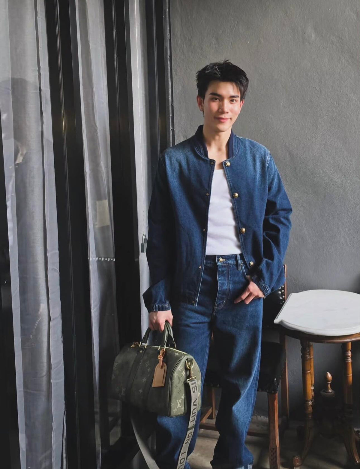 2026 new model GS logo denim jacket (BB887-C05)