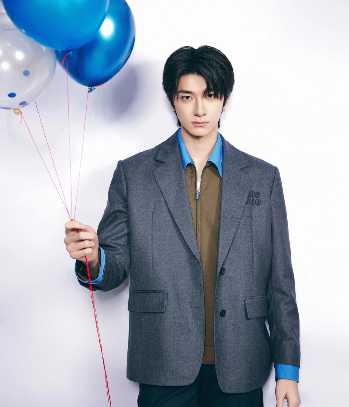 2026 New Model GS Logo Single Button Wool Suit (BB892-D40)