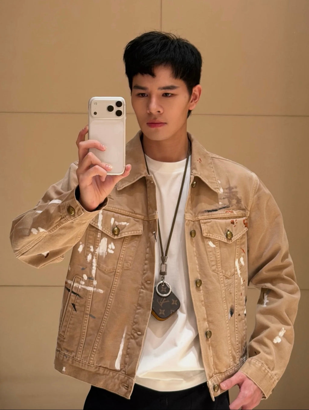 2026 New Model GS Blot Marked Denim Jacket (AA645-C35)
