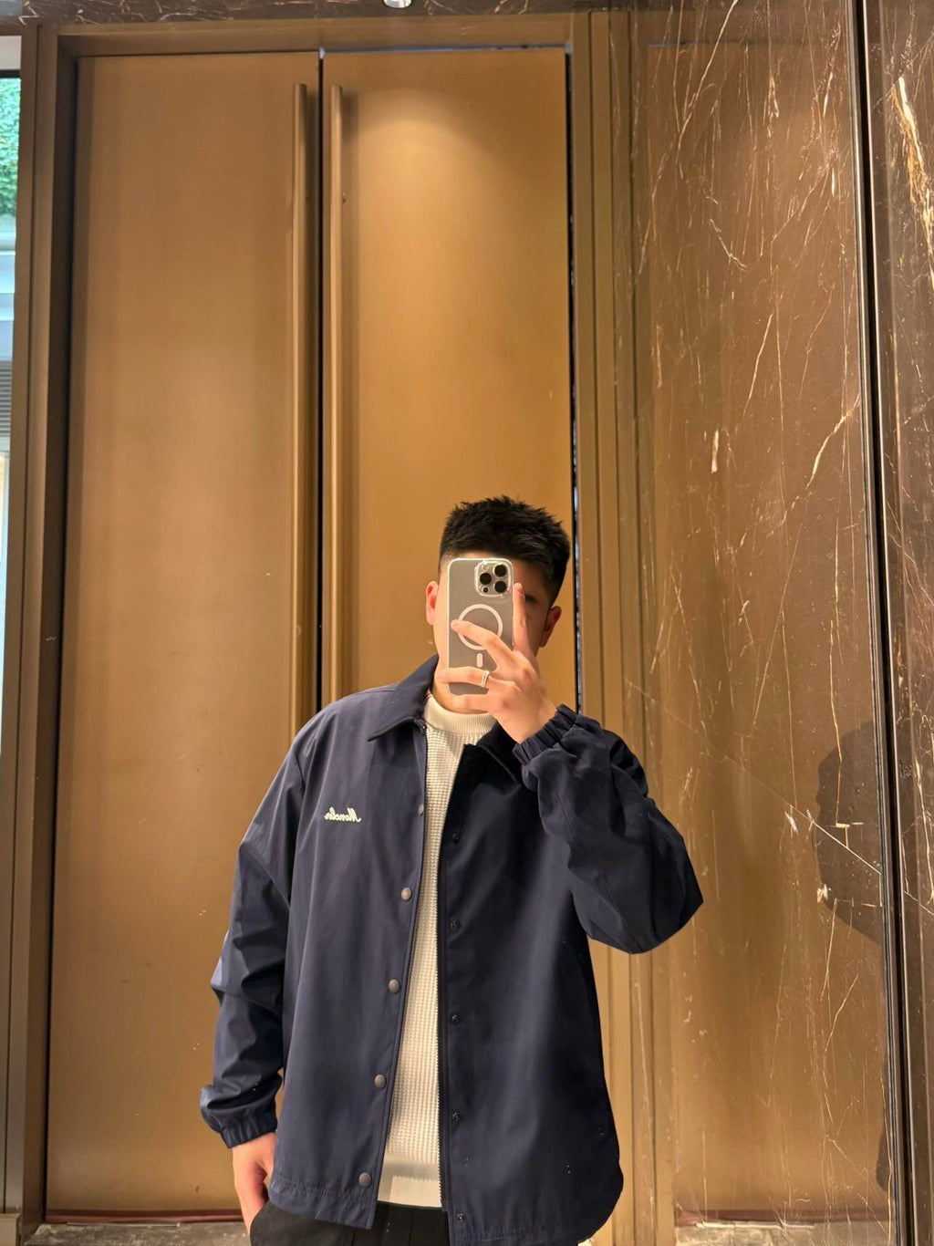 2026 New Model GS Embroidered Logo Coat (AA625-B85)