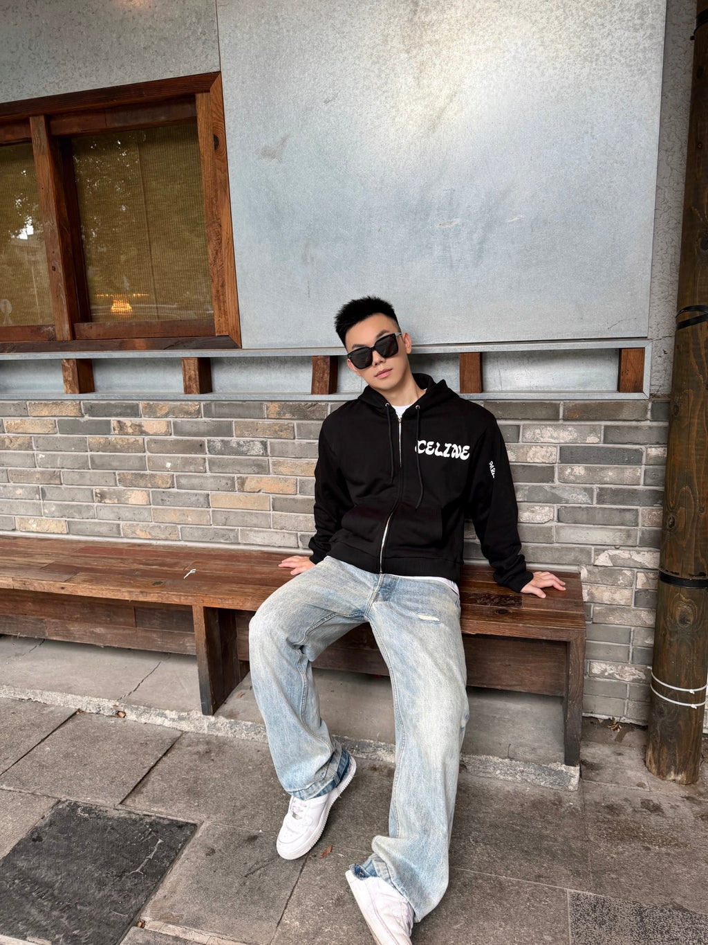 2026 New Model GS Printed Zipper Jacket (AA1005-B50)