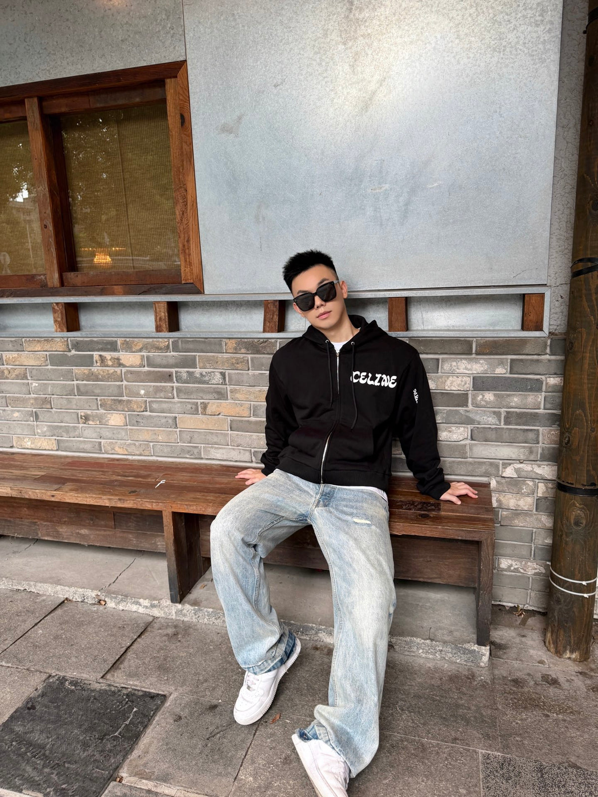 2026 New Model GS Printed Zipper Jacket (AA1005-B50)