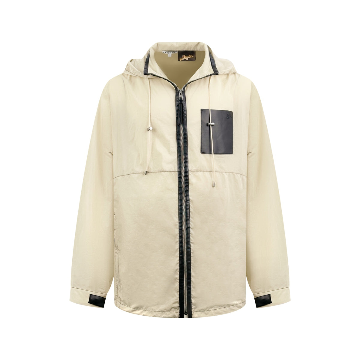 2026 New Style GS Leather Patched Hooded Coat (AA639-C25)