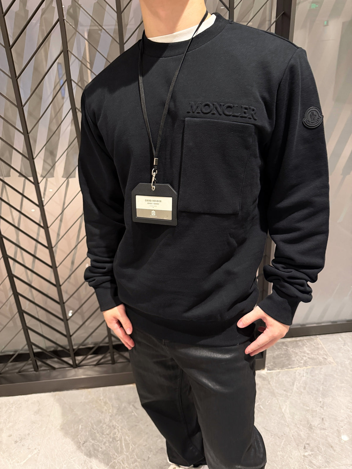 2026 New Model GS Embossed Pocket T-Shirt (BB4022-A90)