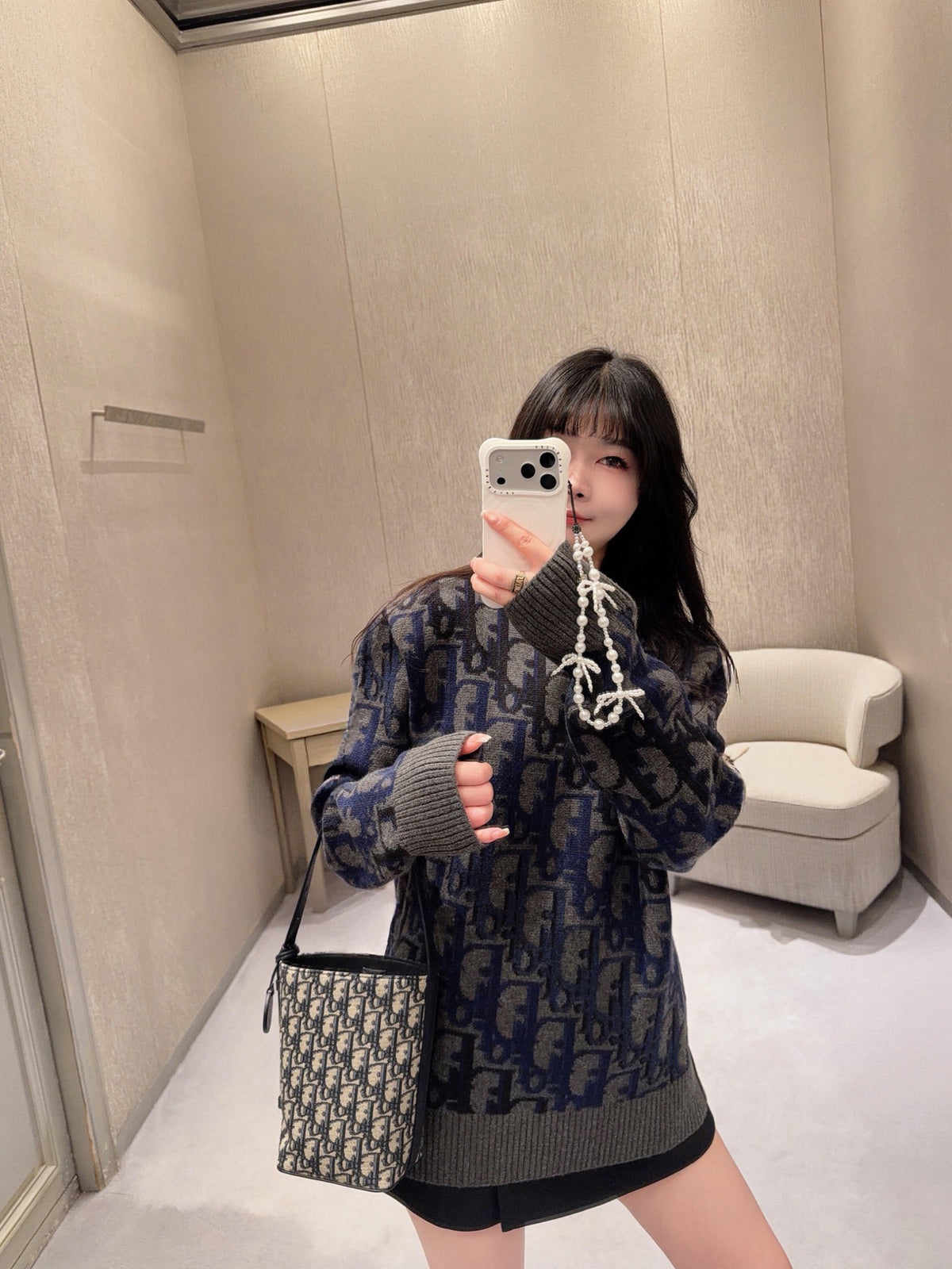 2026 New GS Gradient Full Printed Jacquard Sweater (AA636-B40)