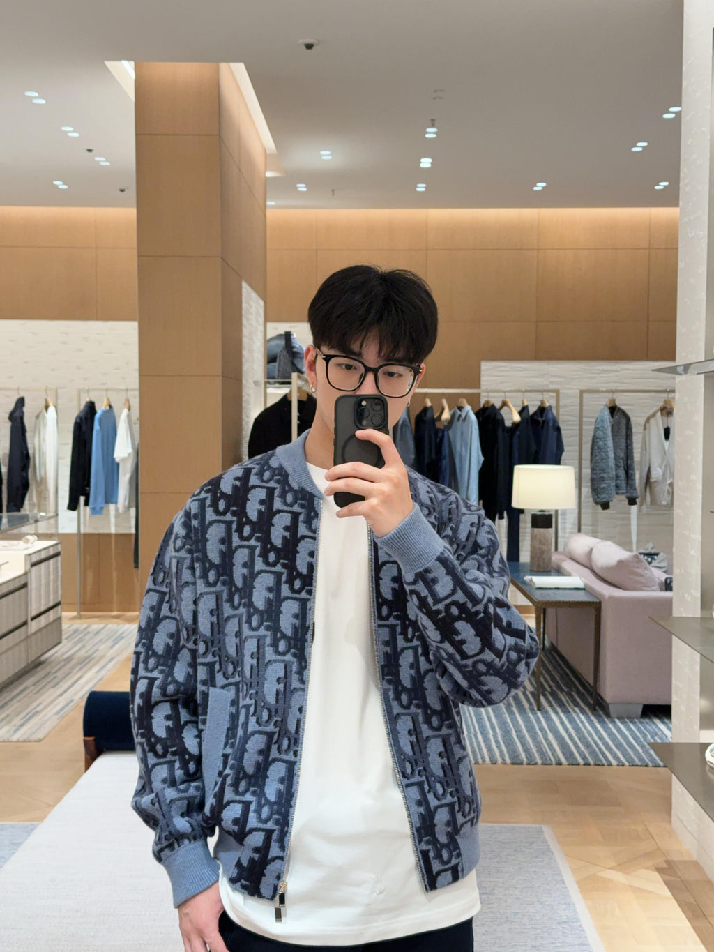 2026 New GS Gradient Full-print Sweater Coat (AA637-C10)