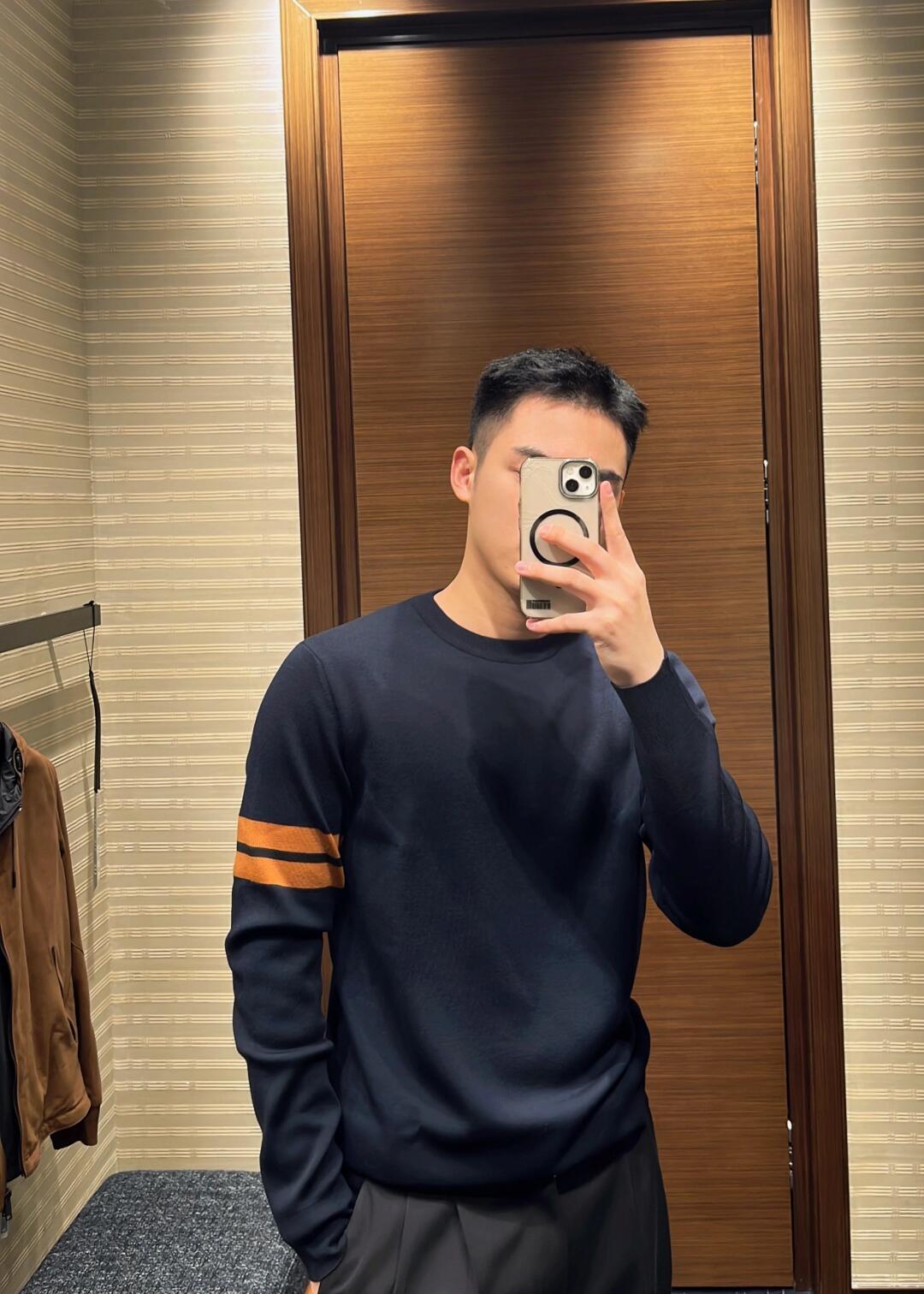 2026 New Model GS Striped Sweater (AA1009-B10)
