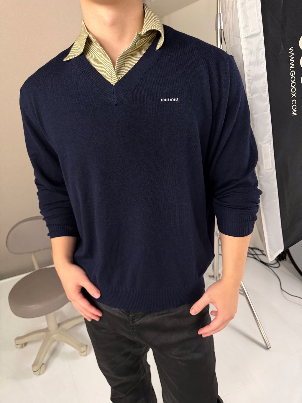 2026 New GS Logo Layered Decorative Sweater (AA1004-B35)