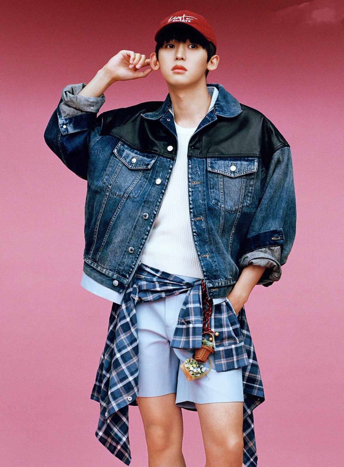 2026 New Model GS Leather Denim Jacket (25278-C65)