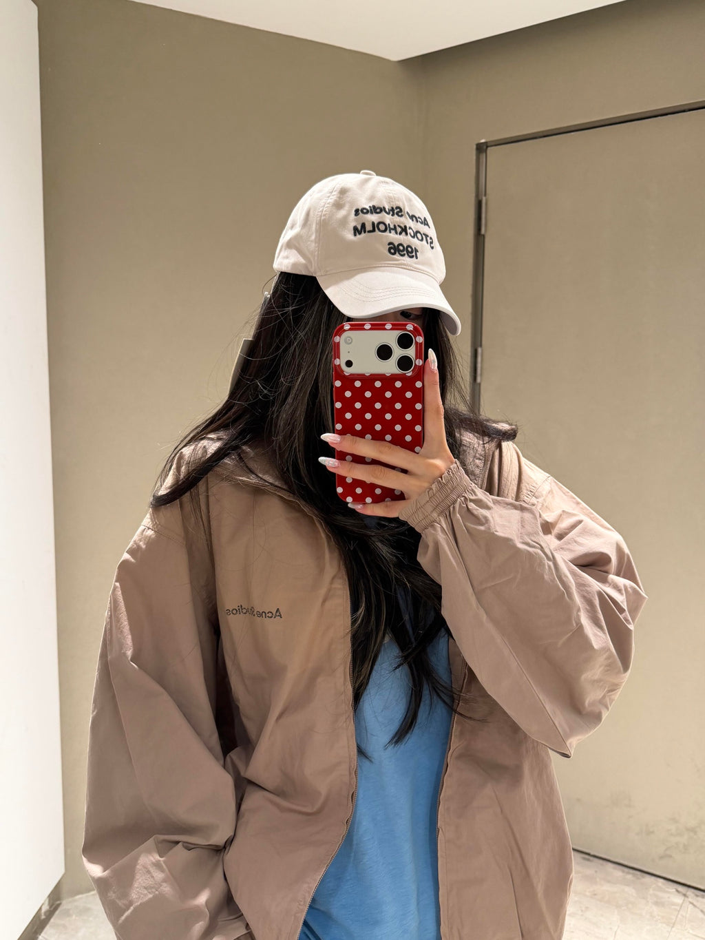 2026 New Model GS Color-Matched Logo Zip-Up Jacket (25254-B75)