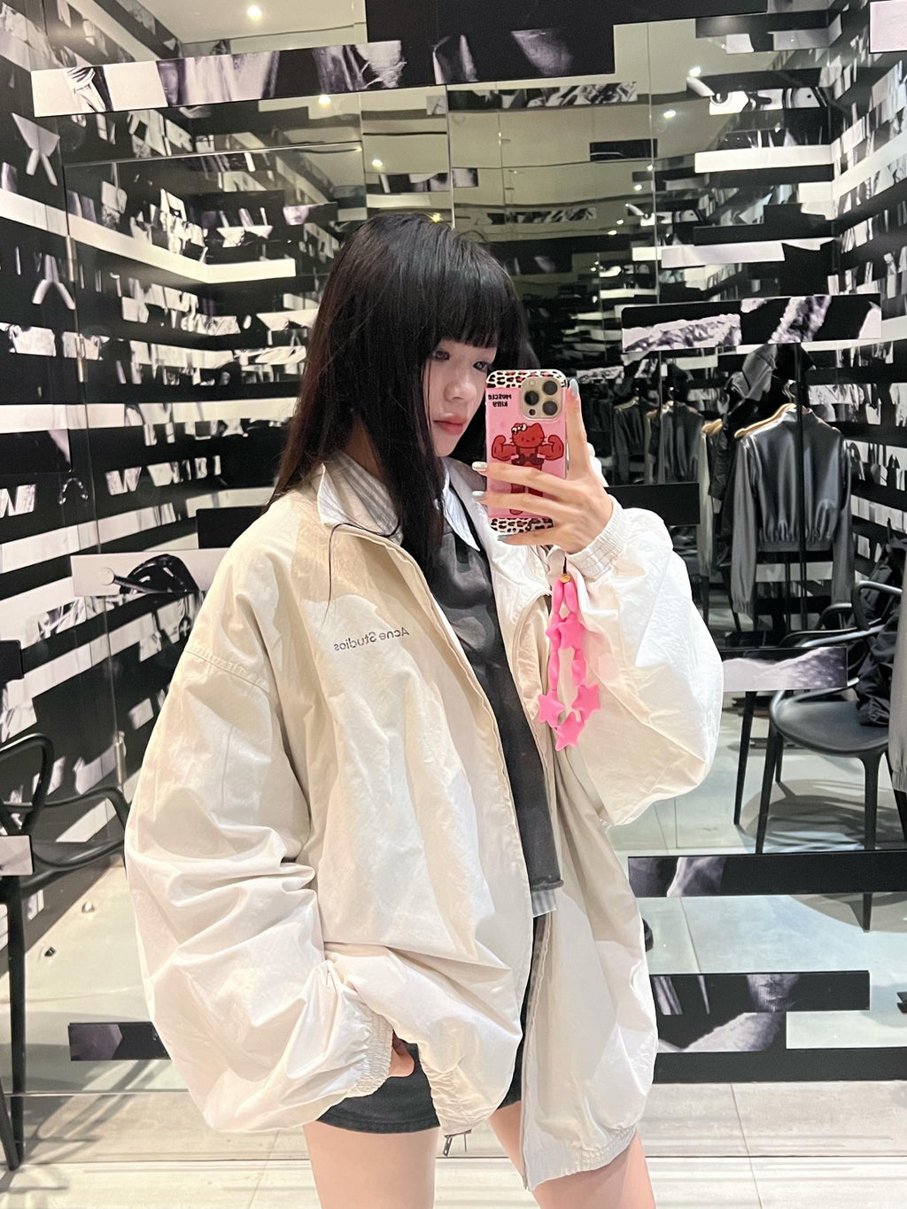 2026 New Model GS Color-Matched Logo Zip-Up Jacket (25254-B75)