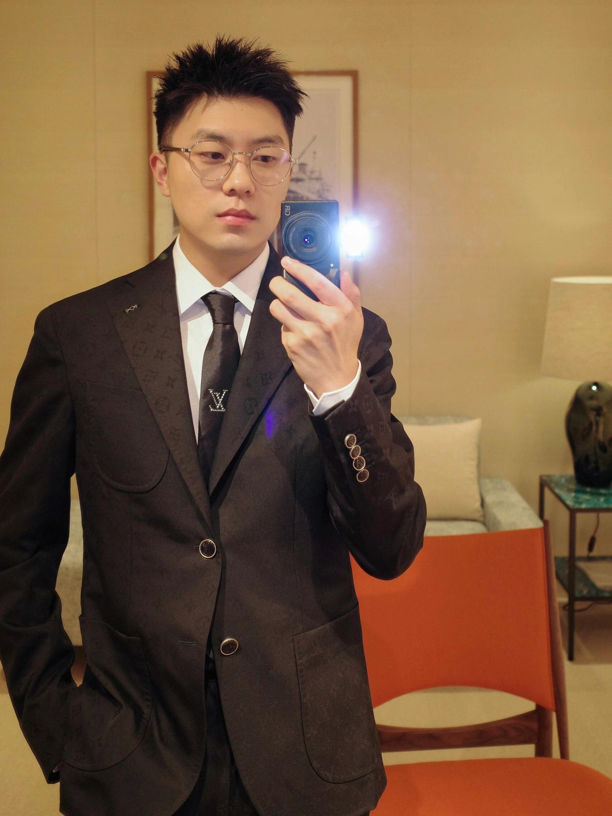2026 new model GS logo jacquard suit jacket (BB845-D25)