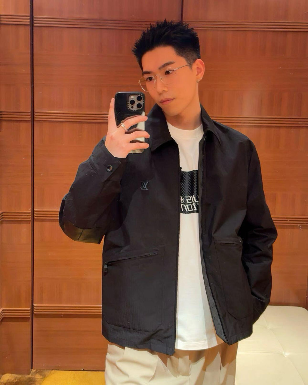 2026 new model GS logo leather patch jacket (BB883-C45)