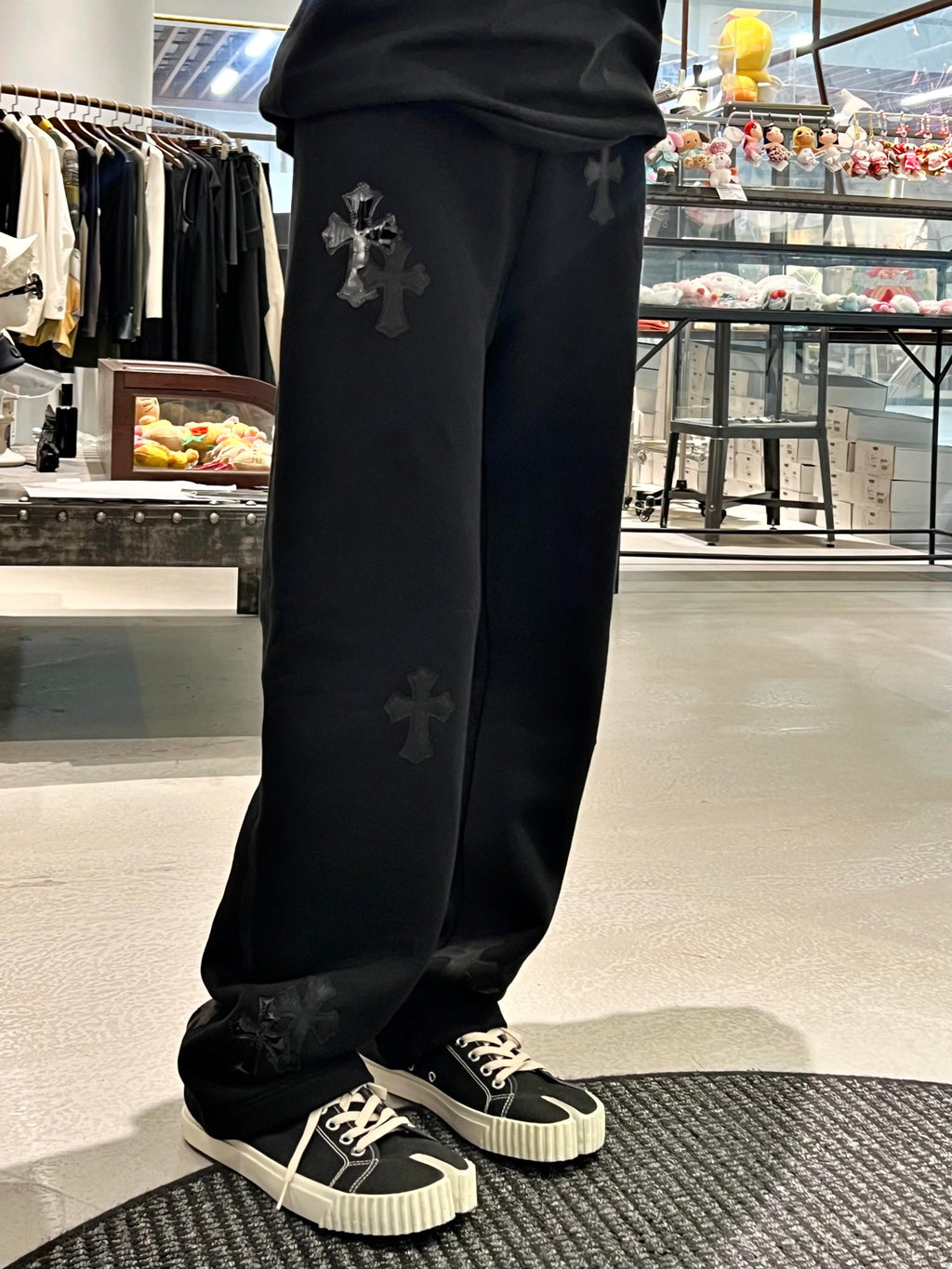 2026 New Model GS Cross Leather Patch Pants (CC7011-B90)