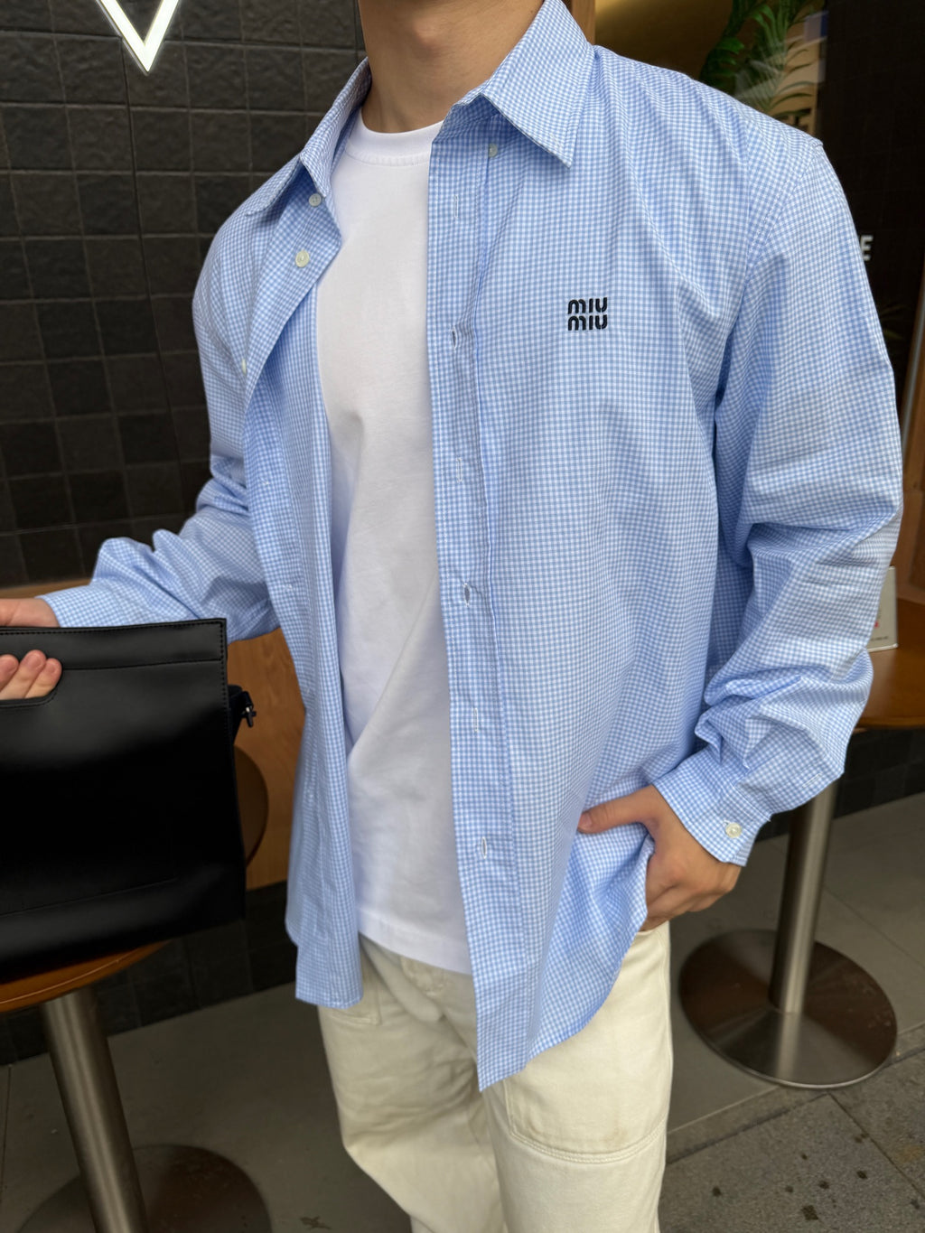 2026 new model GS logo checked shirt (CC7022-B40)