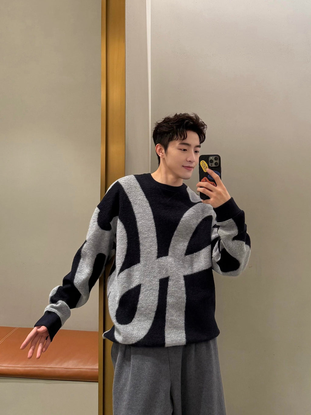 2026 New Style GS Embroidered Jacquard Sweater (AA697-B40)
