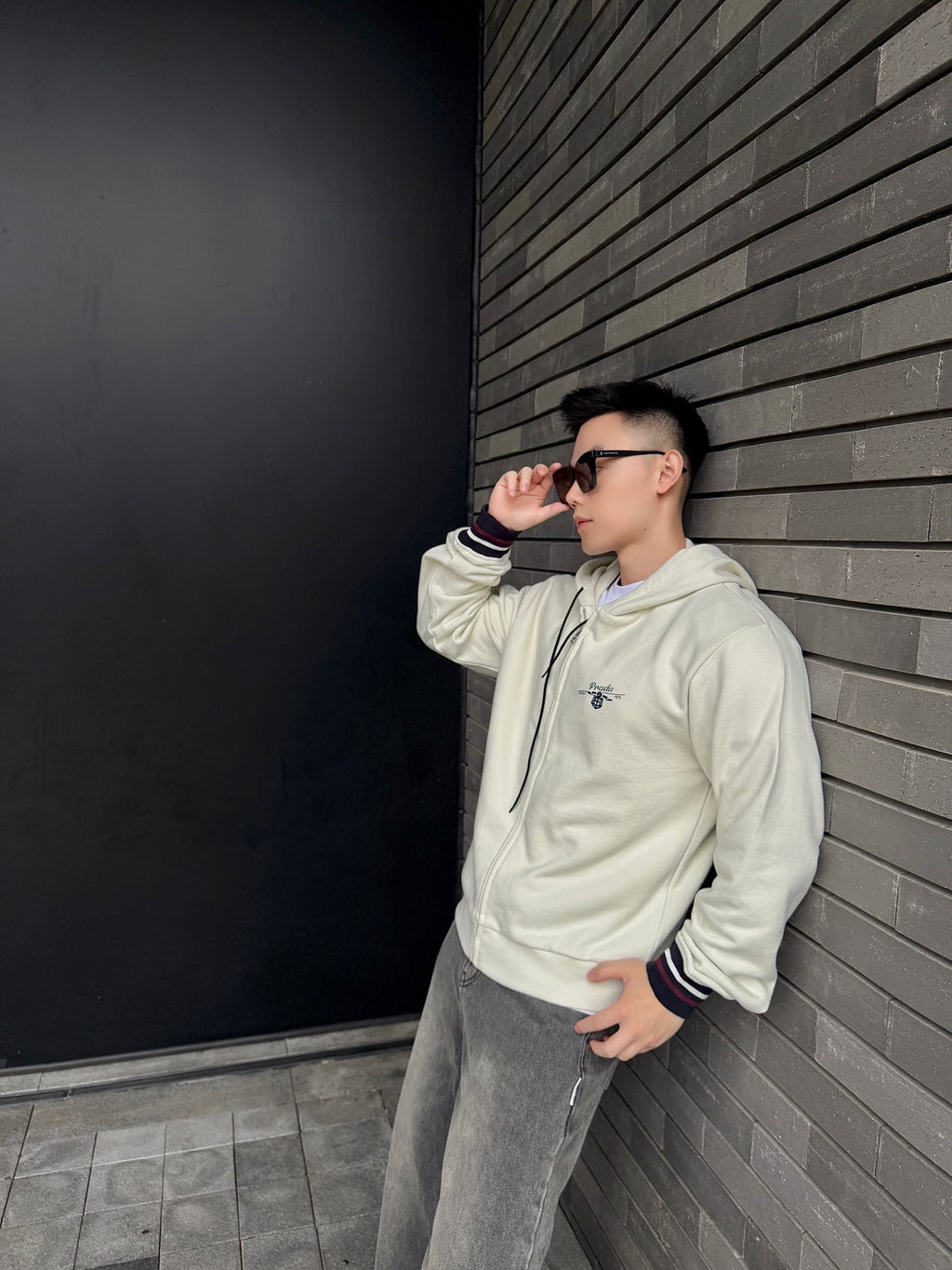 2026 New Model GS Printed Hooded Zip-Up Coat (CC7002-B60)