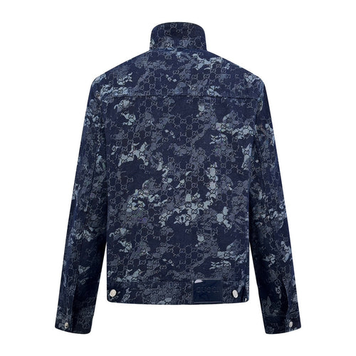 2026 New GS All-Over Jacquard Denim Jacket (BB707-B85)