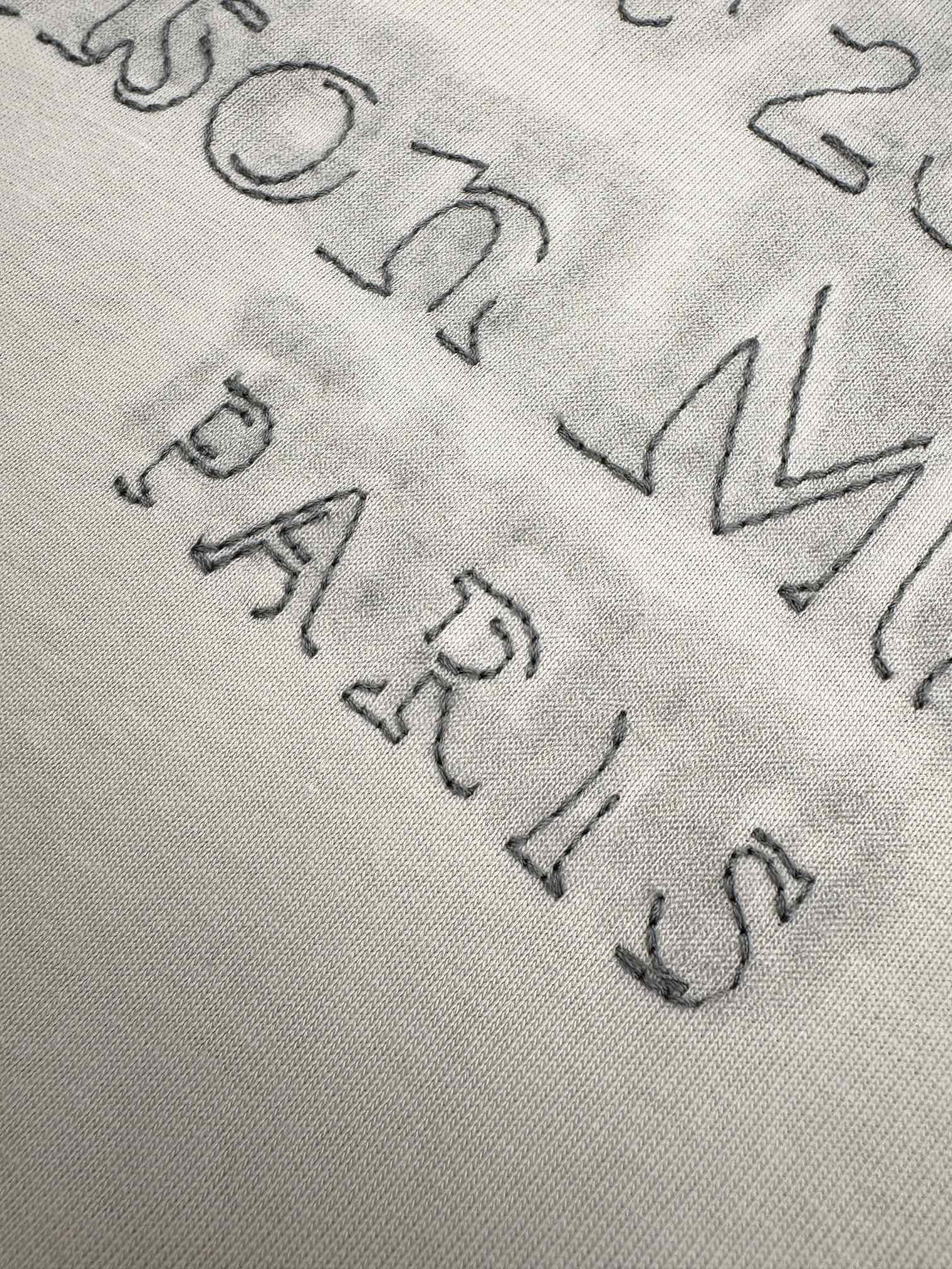 2026 New GS Embroidered Print T-Shirt (25234-A20)