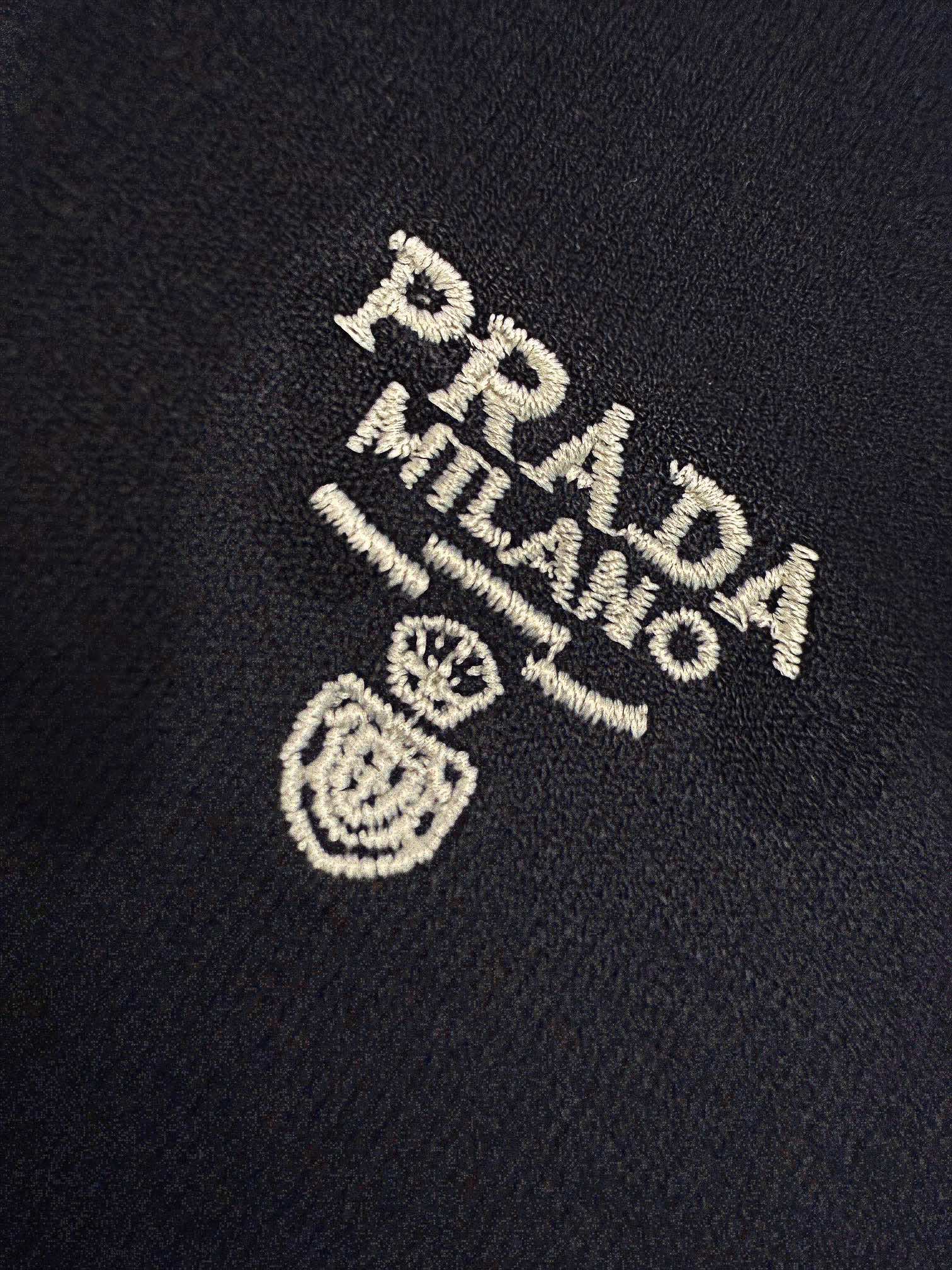 2026 New GS Embroidered Wool-Blend Zip-Front Polo Shirt (25127-A70)