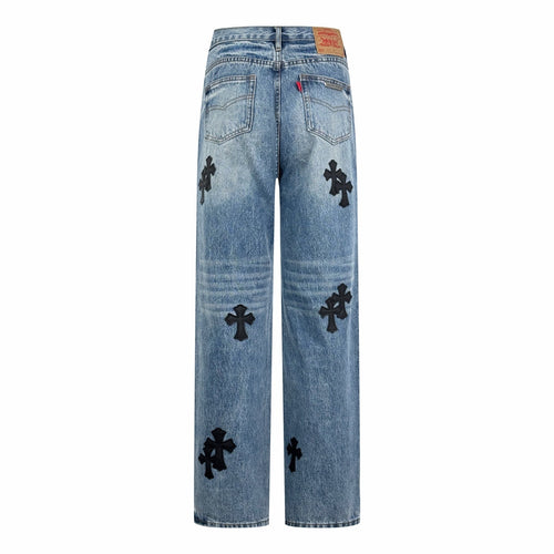 2026 New GS Cross Logo Jeans (CC901-C50)