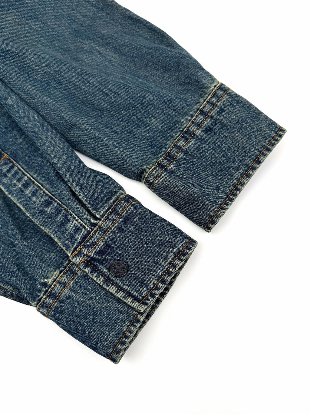 2026 New GS Embroidered Family Crest Denim Shirt (BB734-B40)