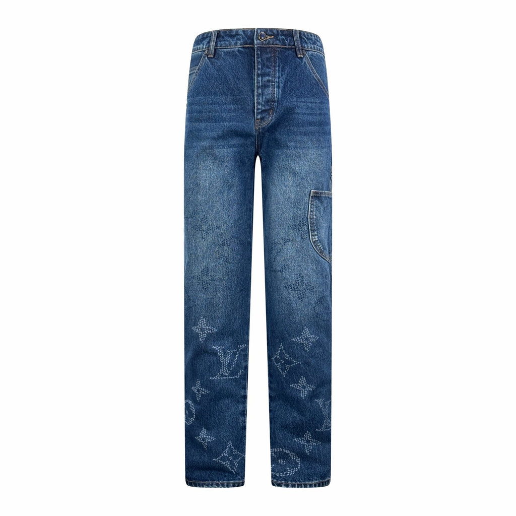 2026 New GS Gradient Logo Jeans (BB730-B95)
