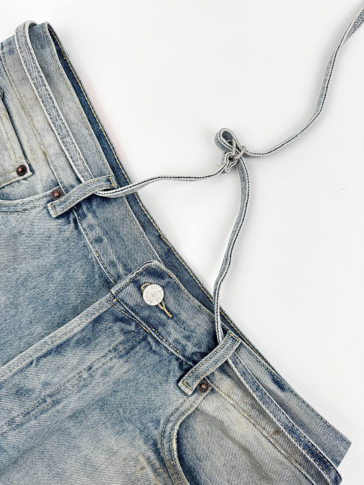 2026 New GS Ink-Washed Denim Shorts (CC956-B00)