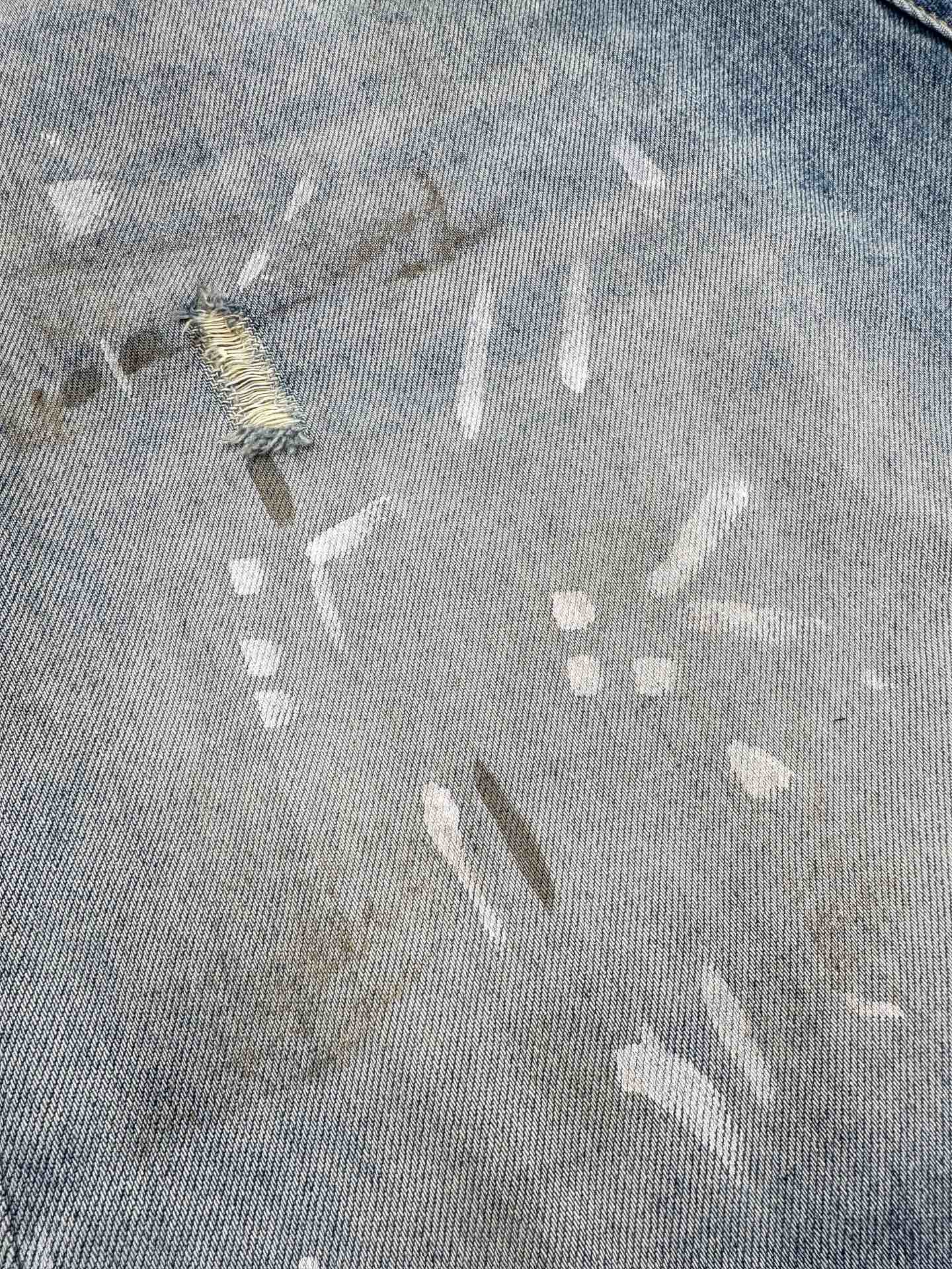 2026 New GS Ink-Washed Denim Shorts (CC956-B00)