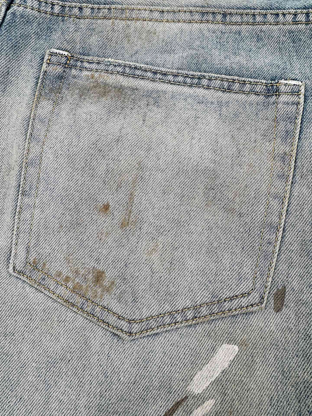 2026 New GS Ink-Washed Denim Shorts (CC956-B00)