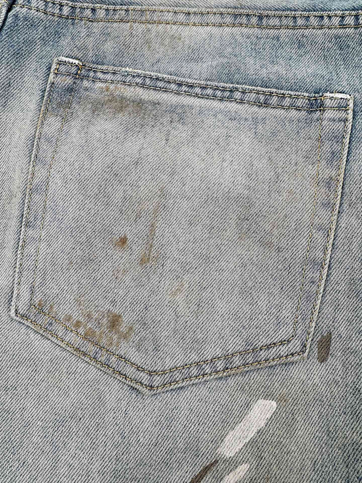 2026 New GS Ink-Washed Denim Shorts (CC956-B00)