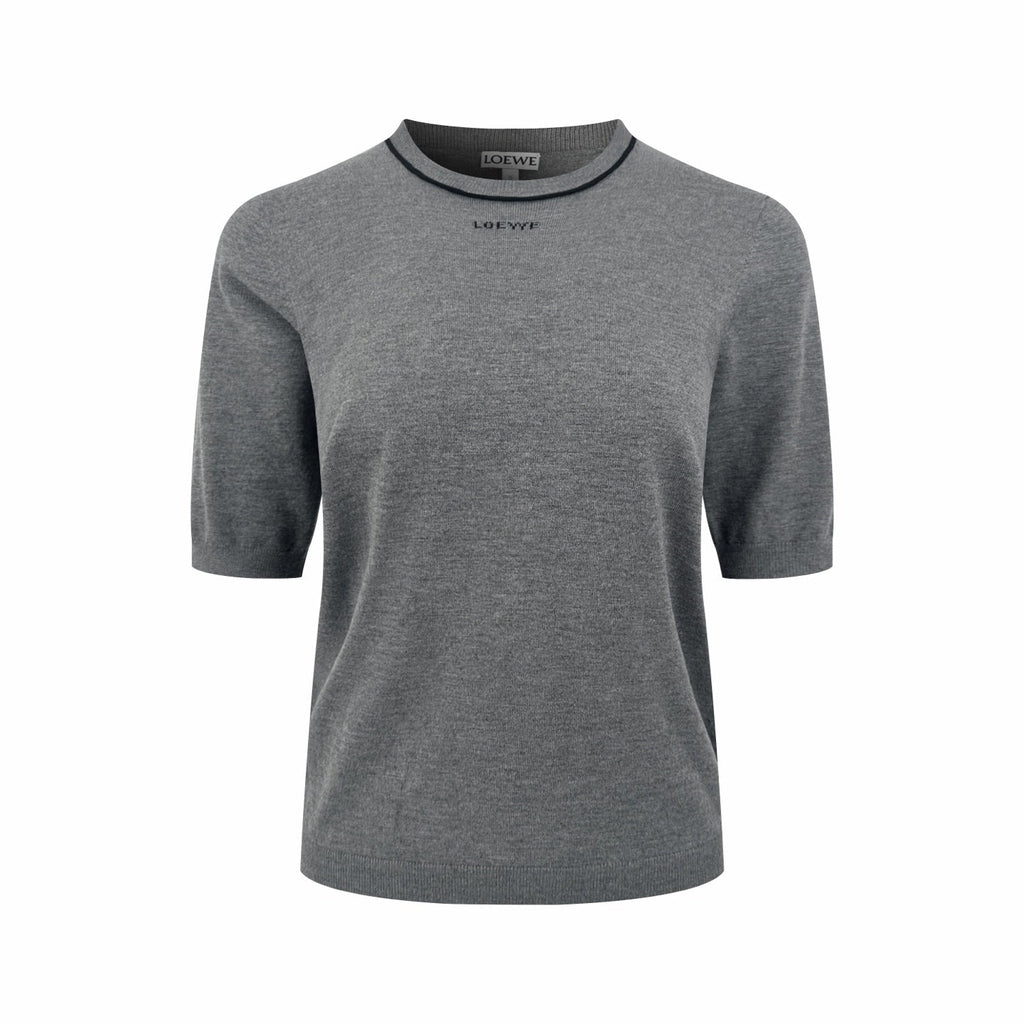 2026 Women’s GS Jacquard Short-Sleeved Jumper (FF712)