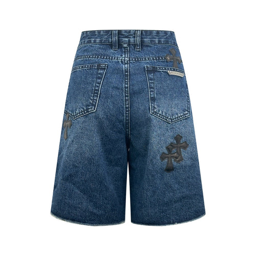2026 New GS Cross Logo Denim Shorts (BB816-B15)