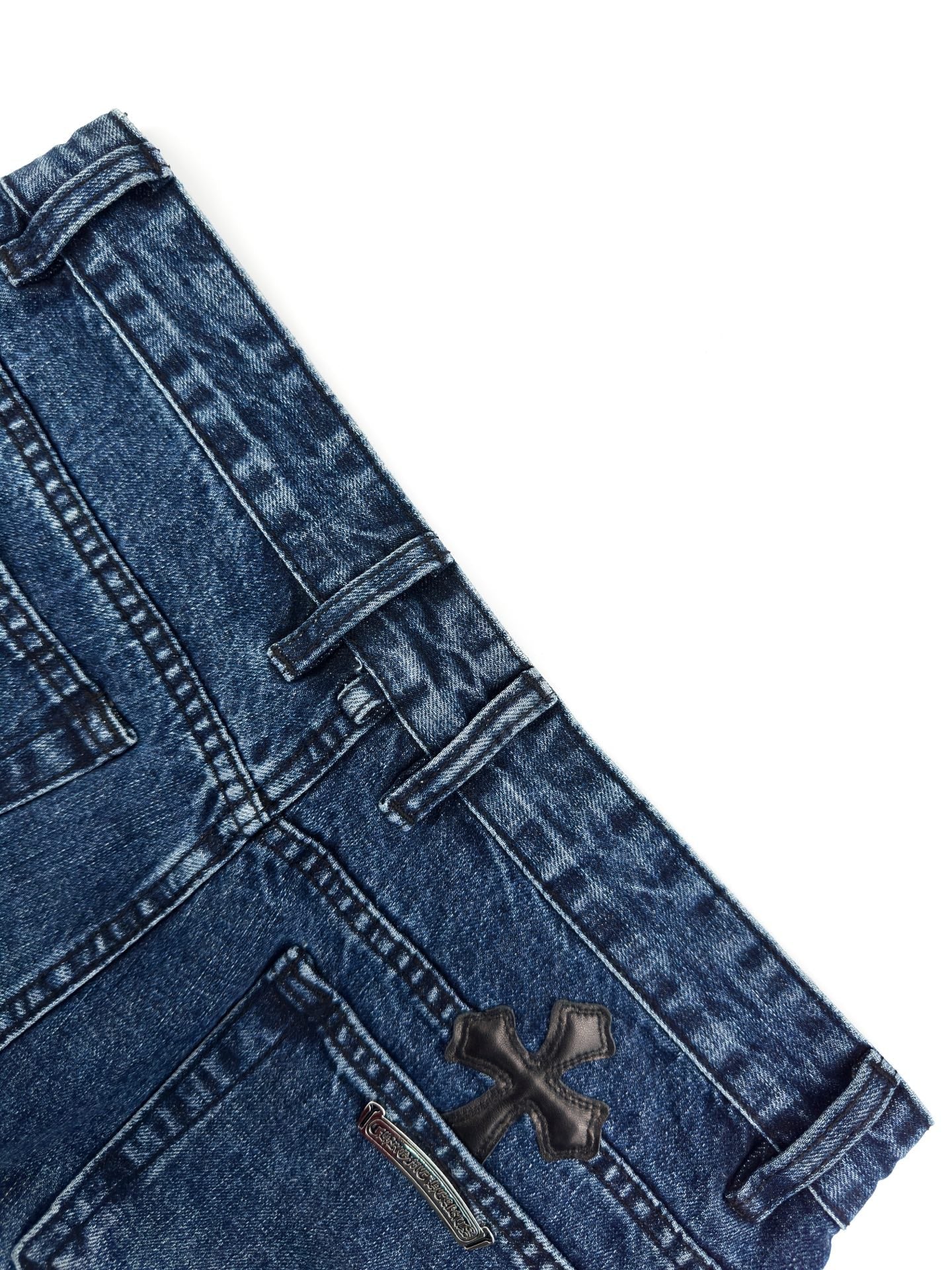 2026 New GS Cross Logo Denim Shorts (BB816-B15)
