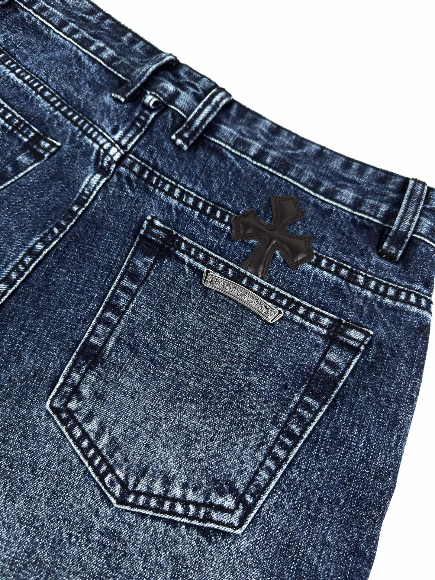 2026 New GS Cross Logo Denim Shorts (BB816-B15)