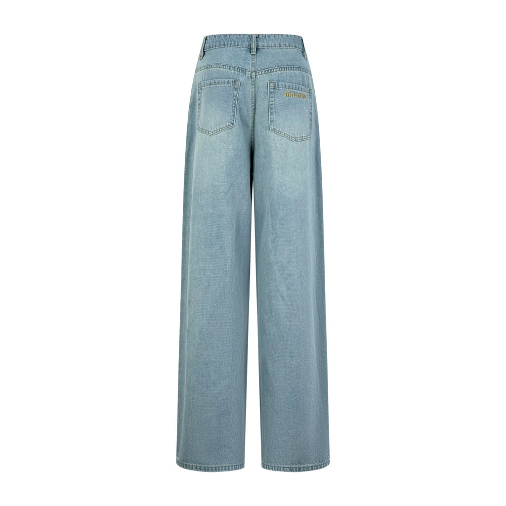 2026 Women’s GS Embroidered Logo Jeans  (EE410)