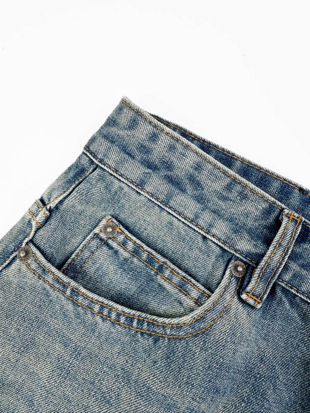 2026 Women’s GS Embroidered Leather-Tagged Jeans (EE414)