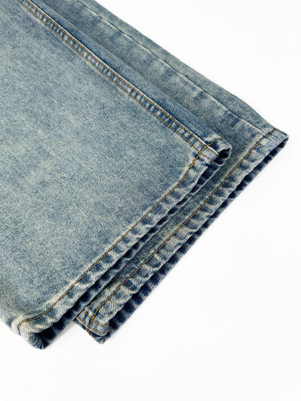 2026 Women’s GS Embroidered Leather-Tagged Jeans (EE414)