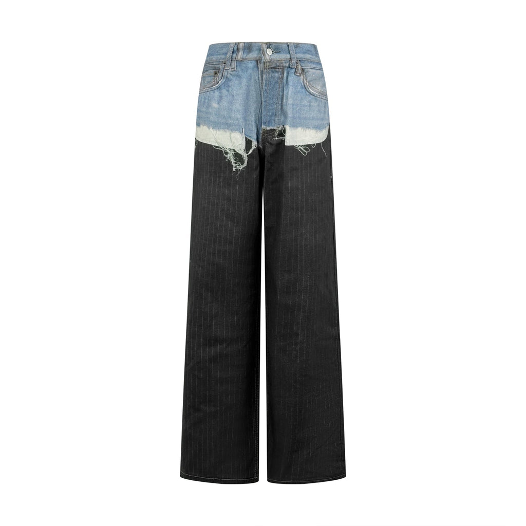 2026 New GS Optical Illusion Stripe Print Jeans (CC962-C05)