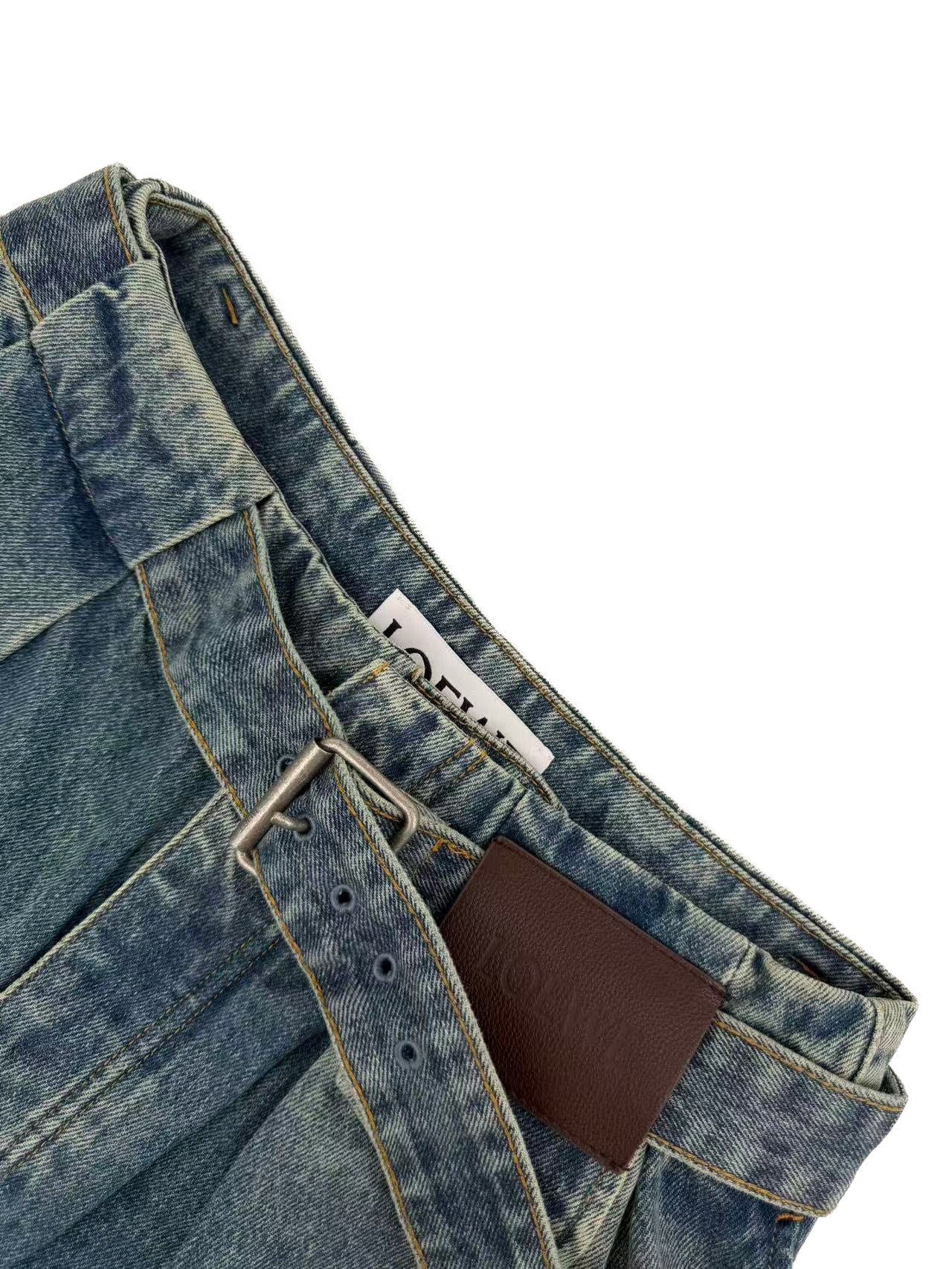 2026 Women’s GS Leather Patch Jeans (EE408)