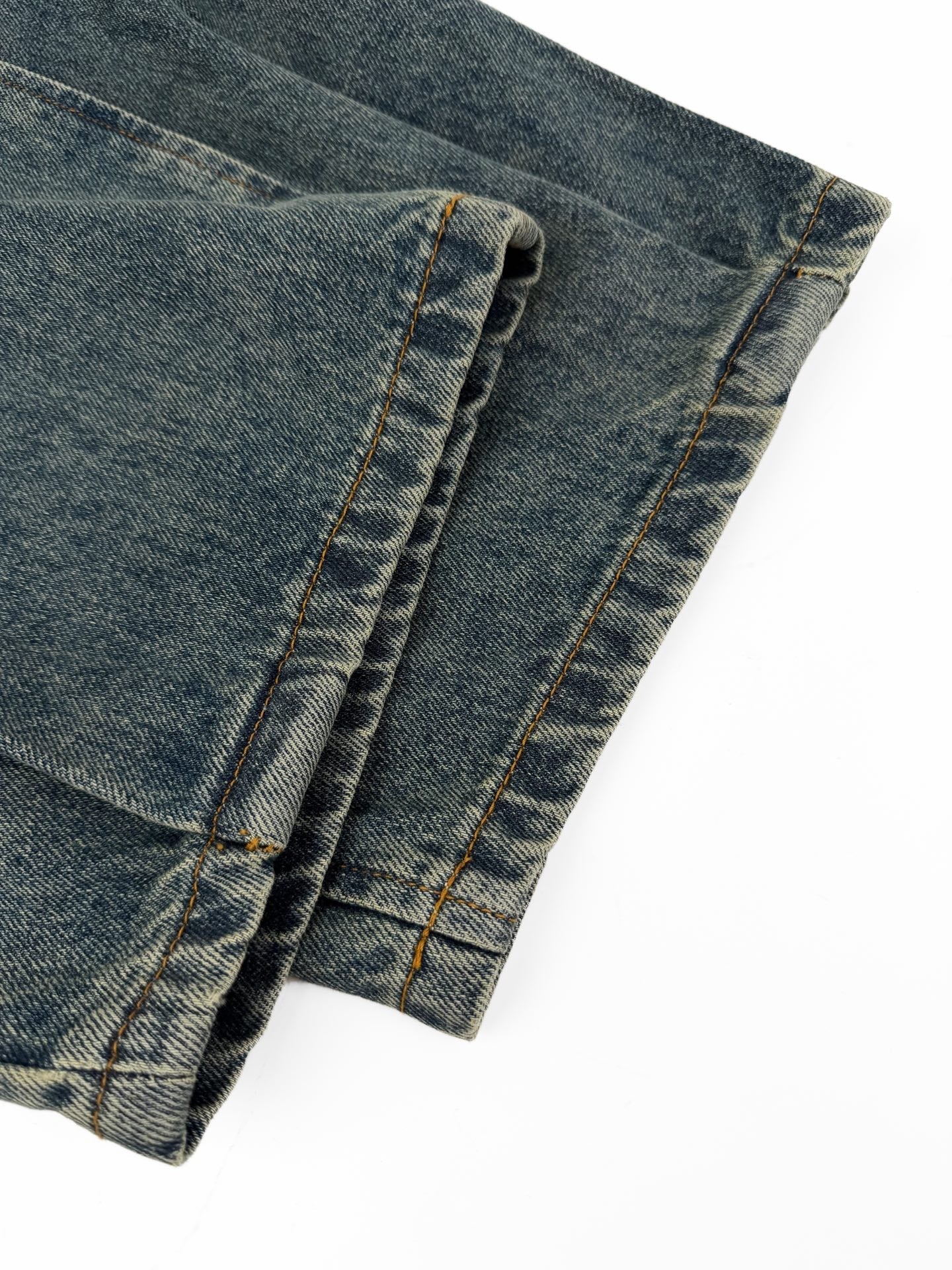 2026 New GS Leather Patch Jeans (BB828-B70)
