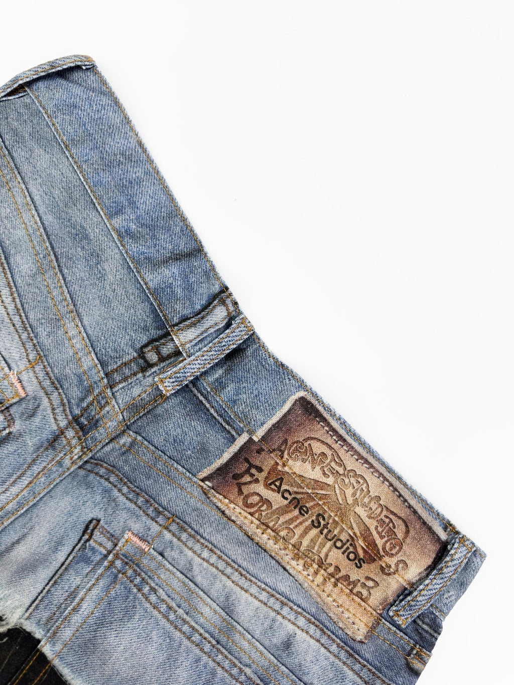2026 Women's GS Optical Illusion Striped Dyed Jeans (FF715)