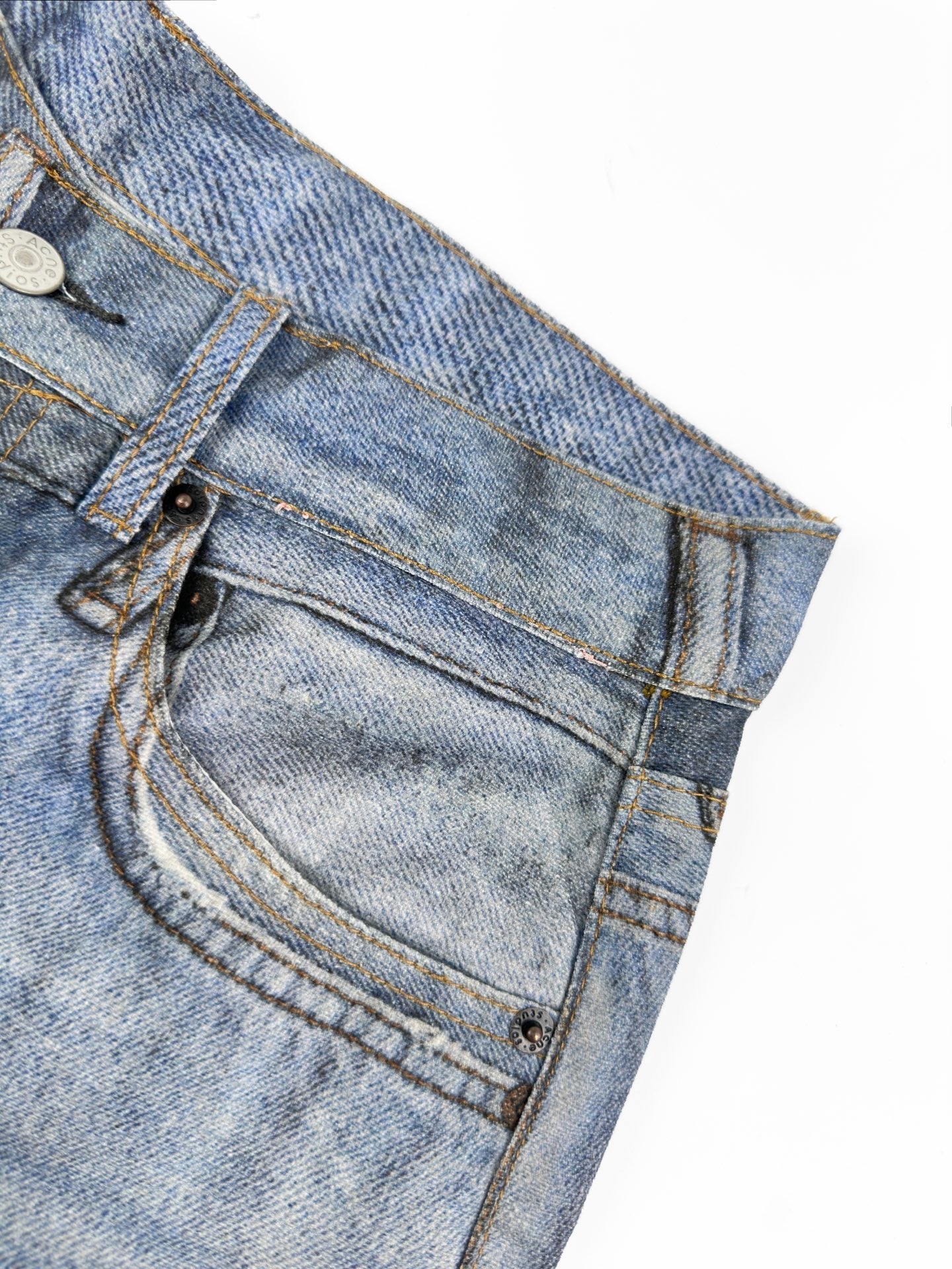 2026 Women's GS Optical Illusion Striped Dyed Jeans (FF715)