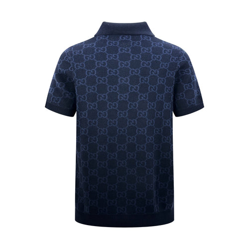 2026 New Arrival GS All-over Jacquard Short-sleeved Jumper (AA581-A85)